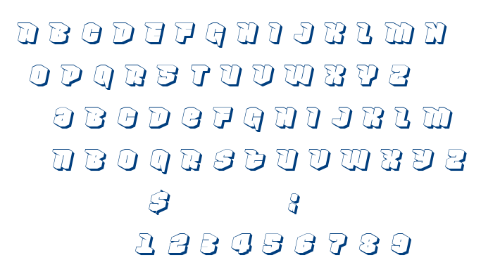 NowyGeroy4FShadow-Italic font